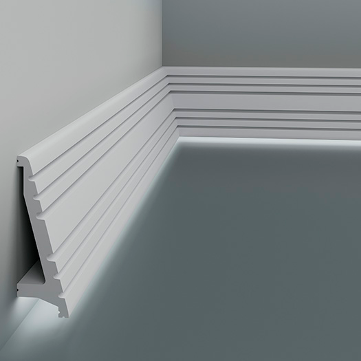 Плинтус композит Европласт с подсветкой 6.53.704 Купить!